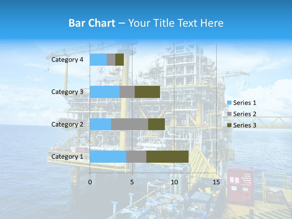 Sea Environment Rigs PowerPoint Template