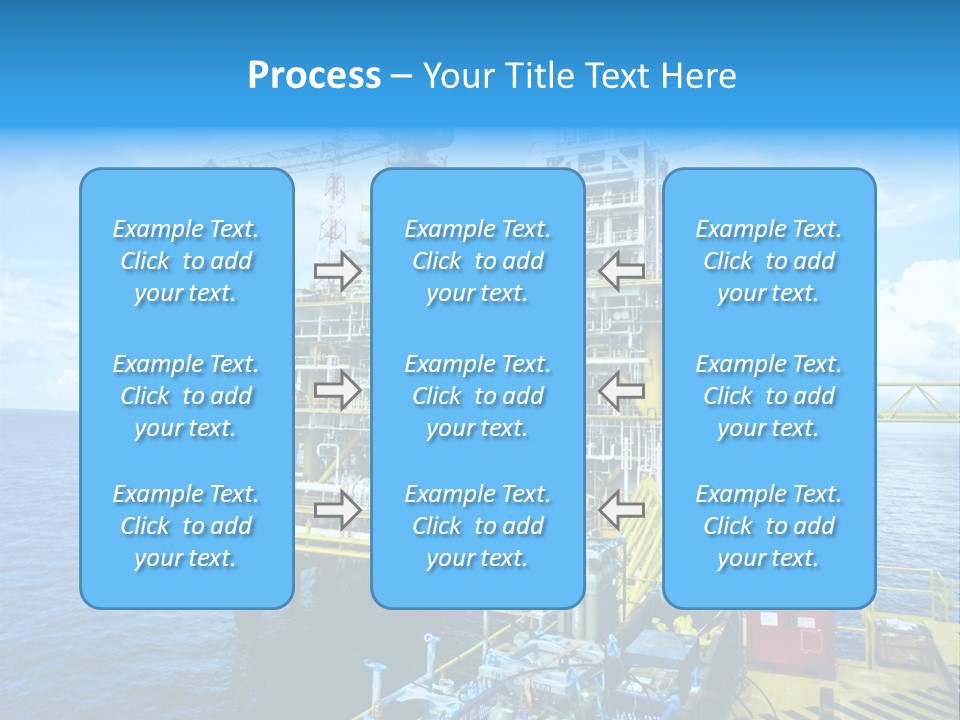 Sea Environment Rigs PowerPoint Template