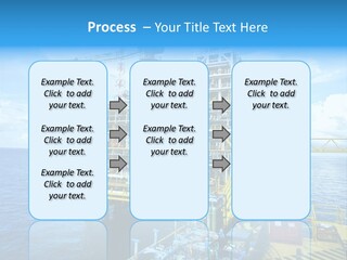 Sea Environment Rigs PowerPoint Template