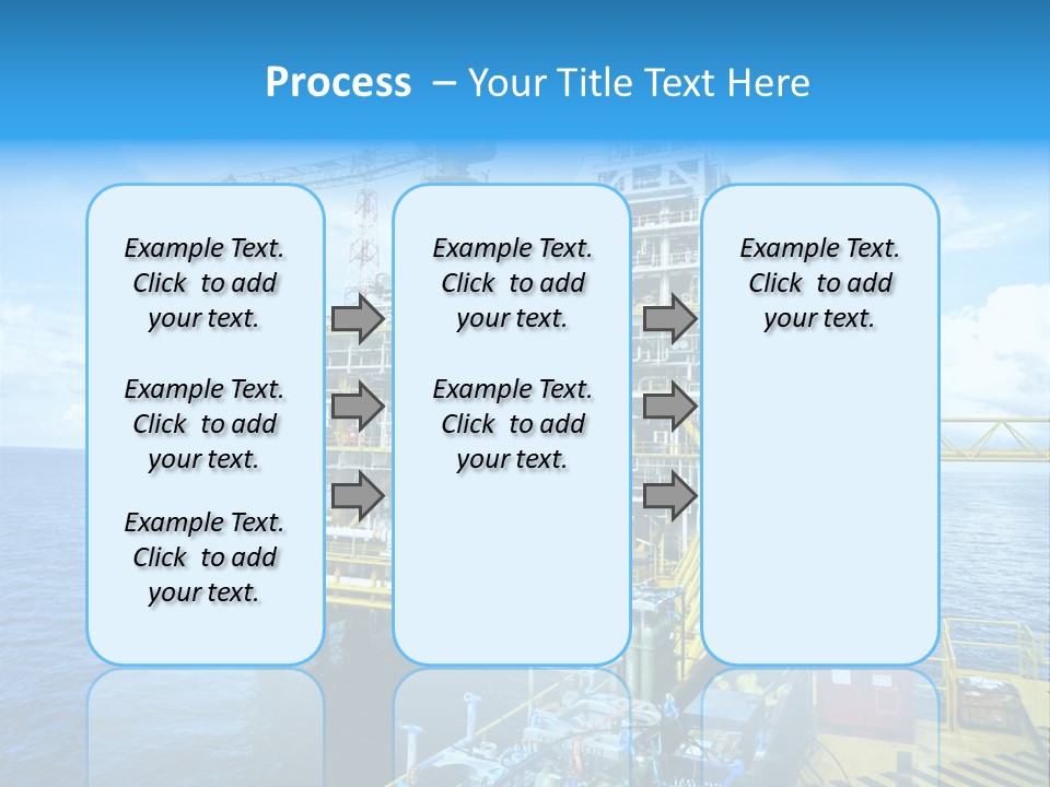 Sea Environment Rigs PowerPoint Template