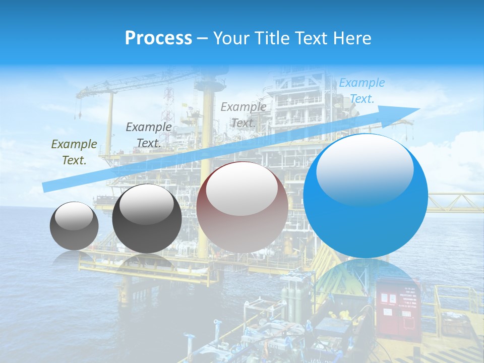 Sea Environment Rigs PowerPoint Template