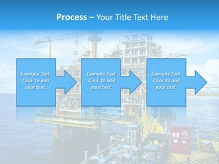 Sea Environment Rigs PowerPoint Template
