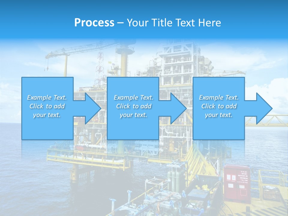 Sea Environment Rigs PowerPoint Template