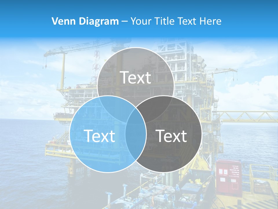 Sea Environment Rigs PowerPoint Template