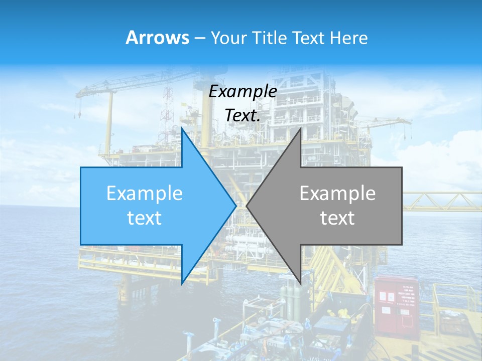 Sea Environment Rigs PowerPoint Template