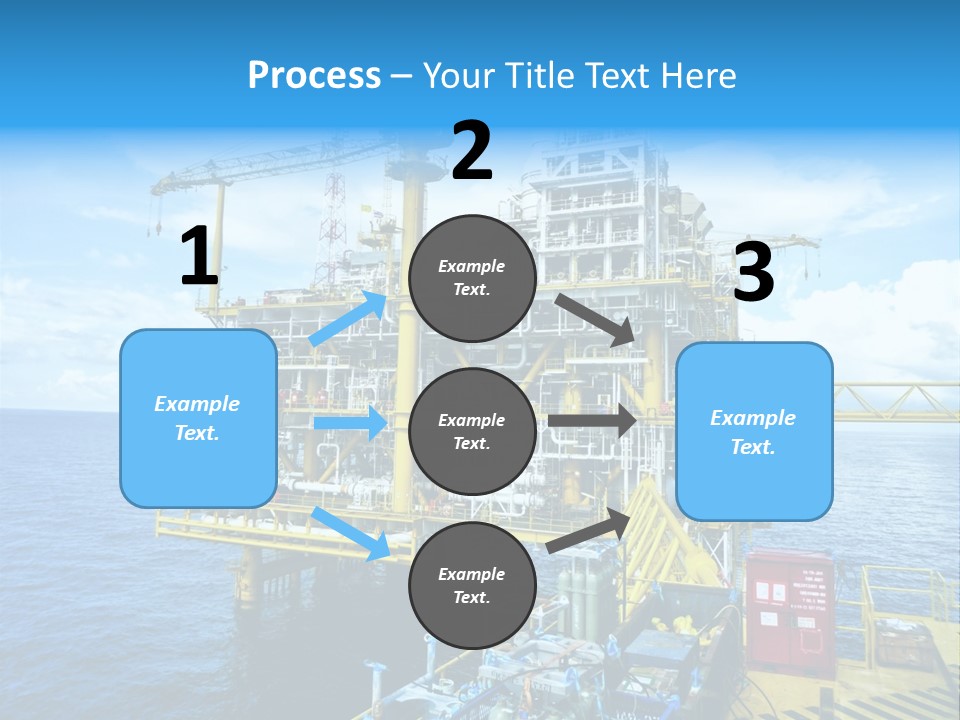 Sea Environment Rigs PowerPoint Template