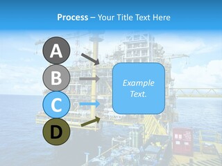 Sea Environment Rigs PowerPoint Template