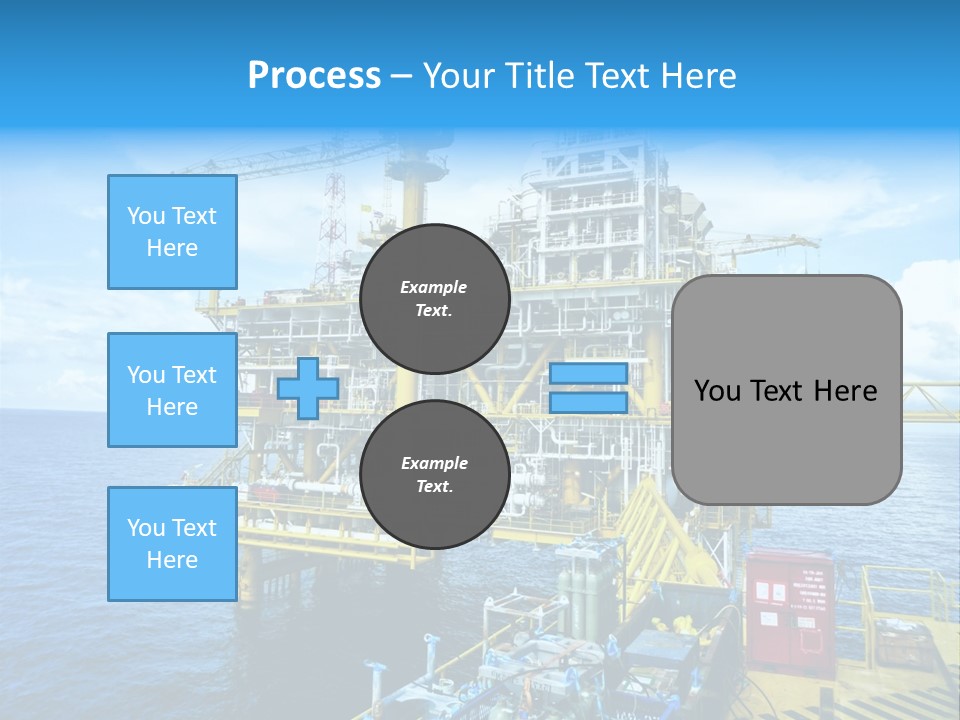 Sea Environment Rigs PowerPoint Template