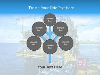 Sea Environment Rigs PowerPoint Template