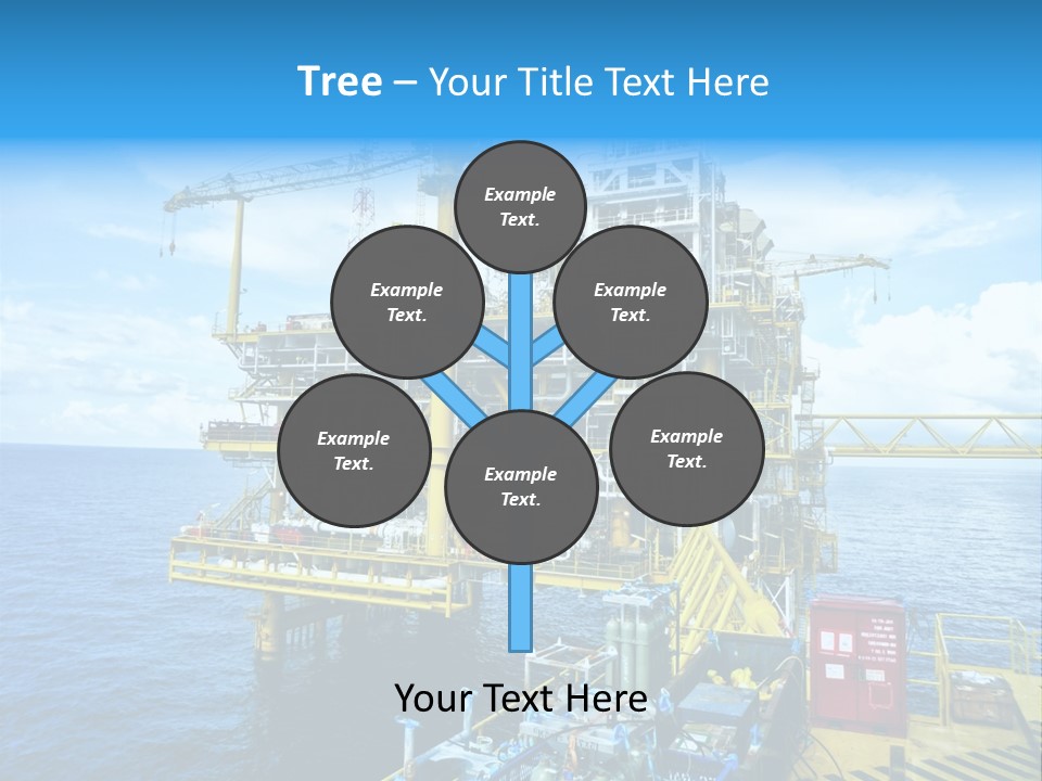 Sea Environment Rigs PowerPoint Template