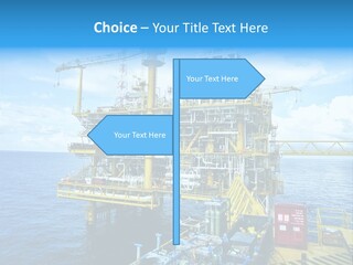 Sea Environment Rigs PowerPoint Template