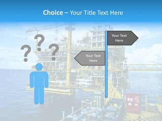 Sea Environment Rigs PowerPoint Template