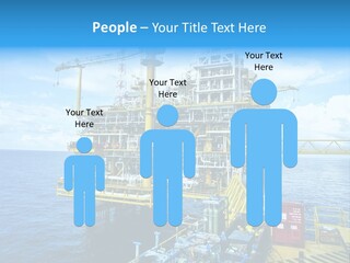 Sea Environment Rigs PowerPoint Template