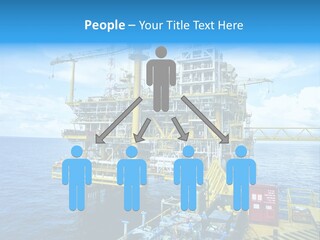 Sea Environment Rigs PowerPoint Template