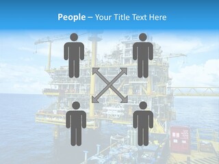 Sea Environment Rigs PowerPoint Template