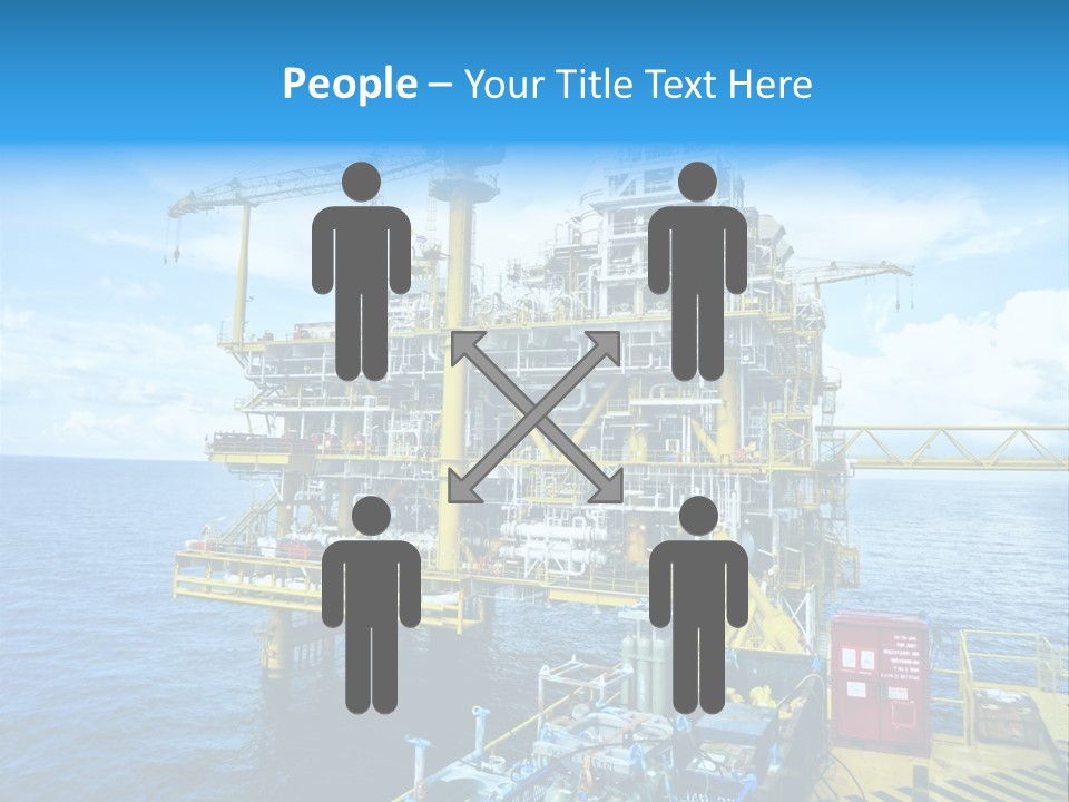 Sea Environment Rigs PowerPoint Template