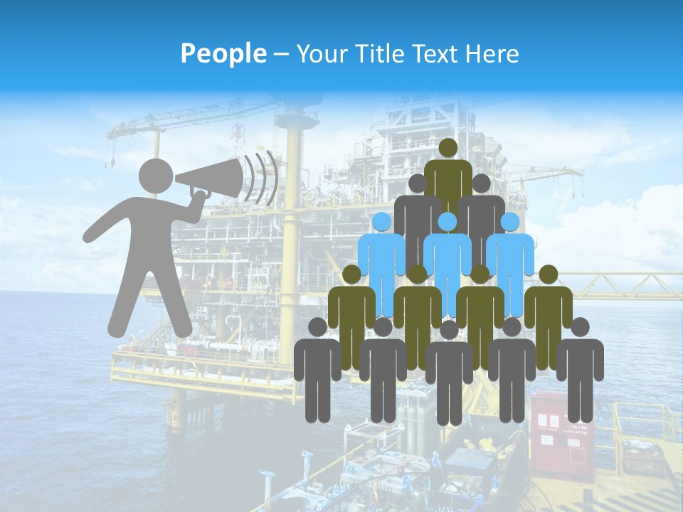 Sea Environment Rigs PowerPoint Template