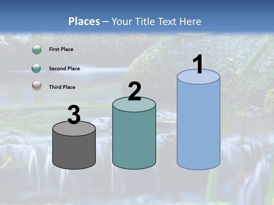 Beautiful Wet Spring PowerPoint Template