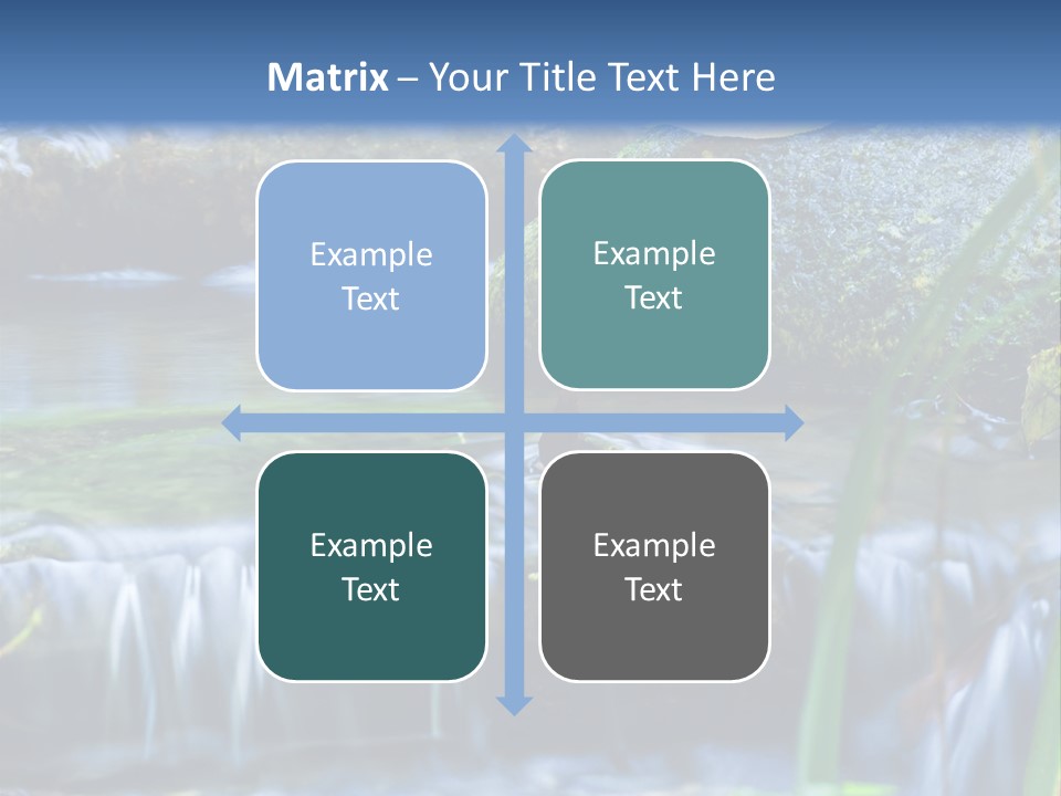 Beautiful Wet Spring PowerPoint Template