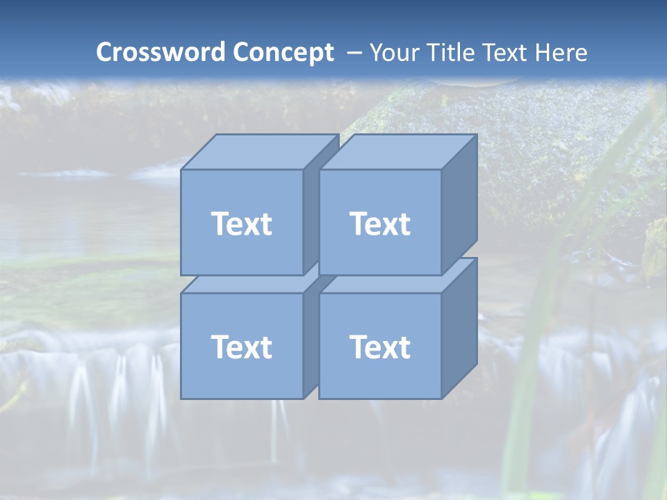 Beautiful Wet Spring PowerPoint Template
