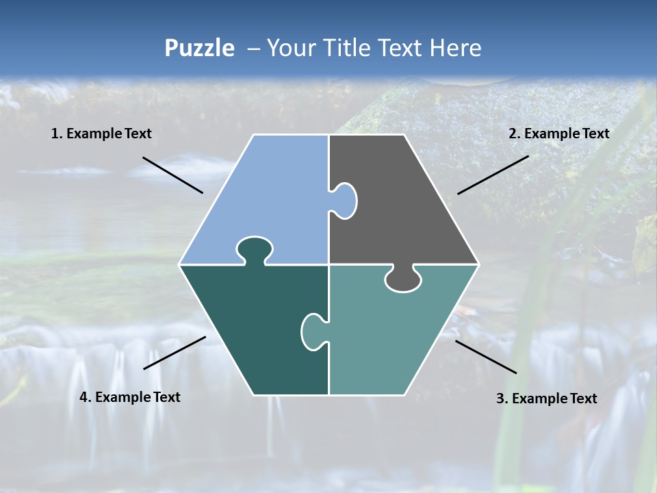 Beautiful Wet Spring PowerPoint Template