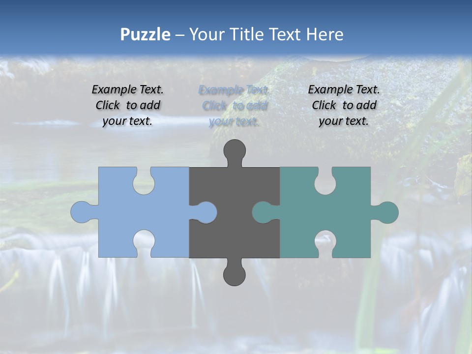 Beautiful Wet Spring PowerPoint Template