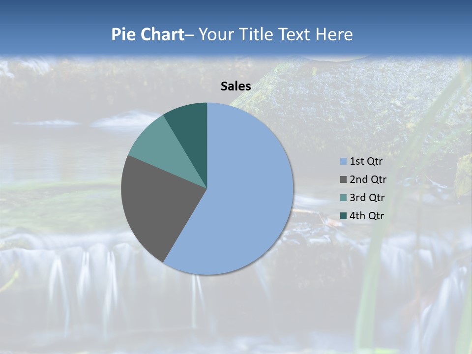 Beautiful Wet Spring PowerPoint Template