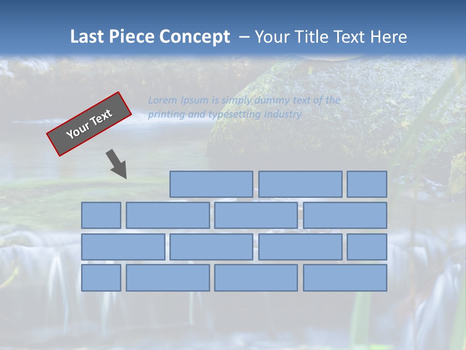 Beautiful Wet Spring PowerPoint Template