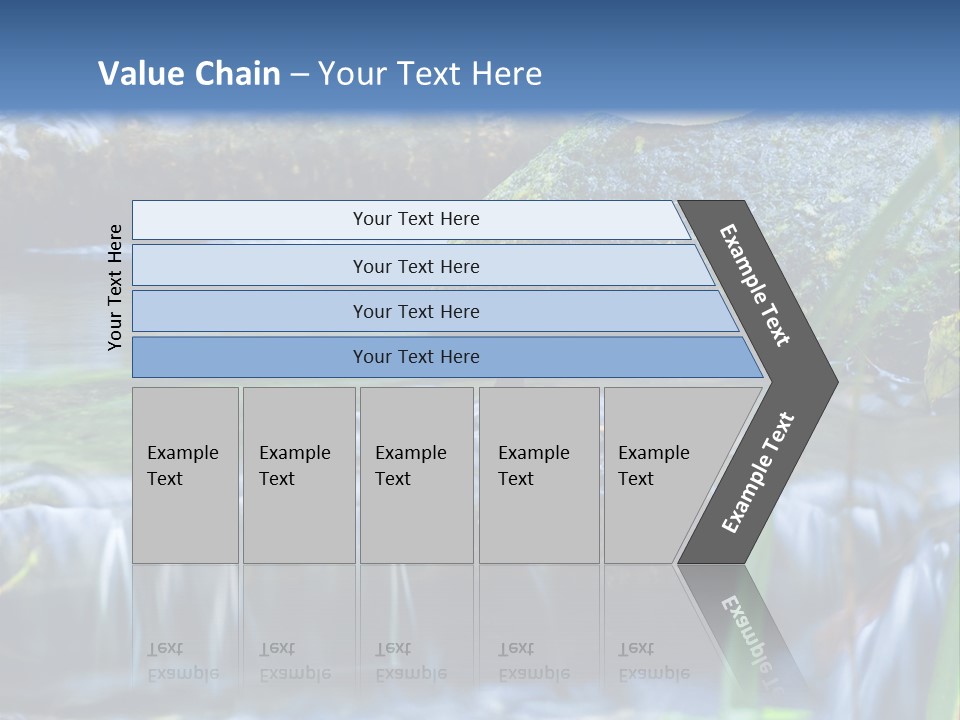 Beautiful Wet Spring PowerPoint Template