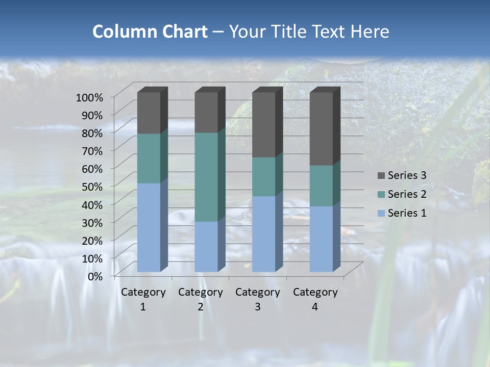 Beautiful Wet Spring PowerPoint Template