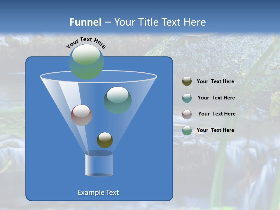 Beautiful Wet Spring PowerPoint Template