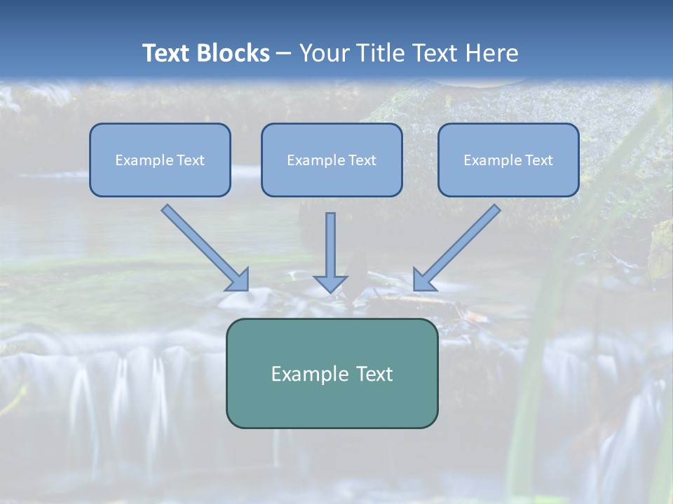 Beautiful Wet Spring PowerPoint Template