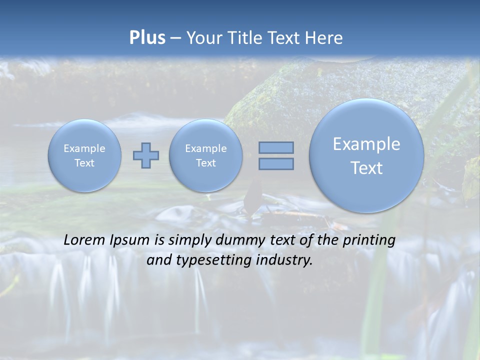 Beautiful Wet Spring PowerPoint Template