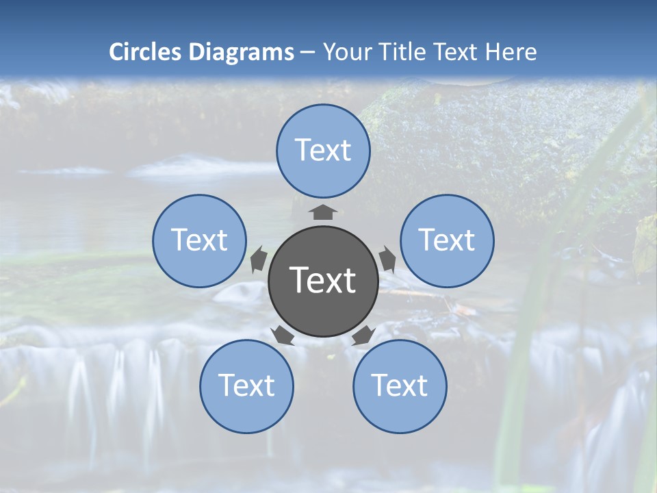 Beautiful Wet Spring PowerPoint Template