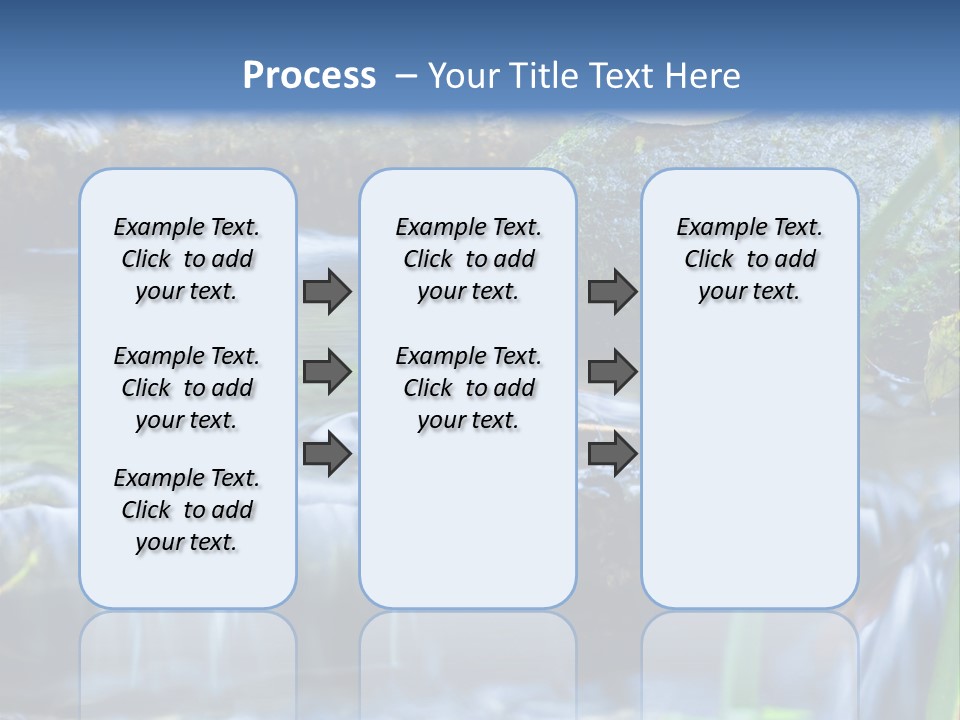 Beautiful Wet Spring PowerPoint Template