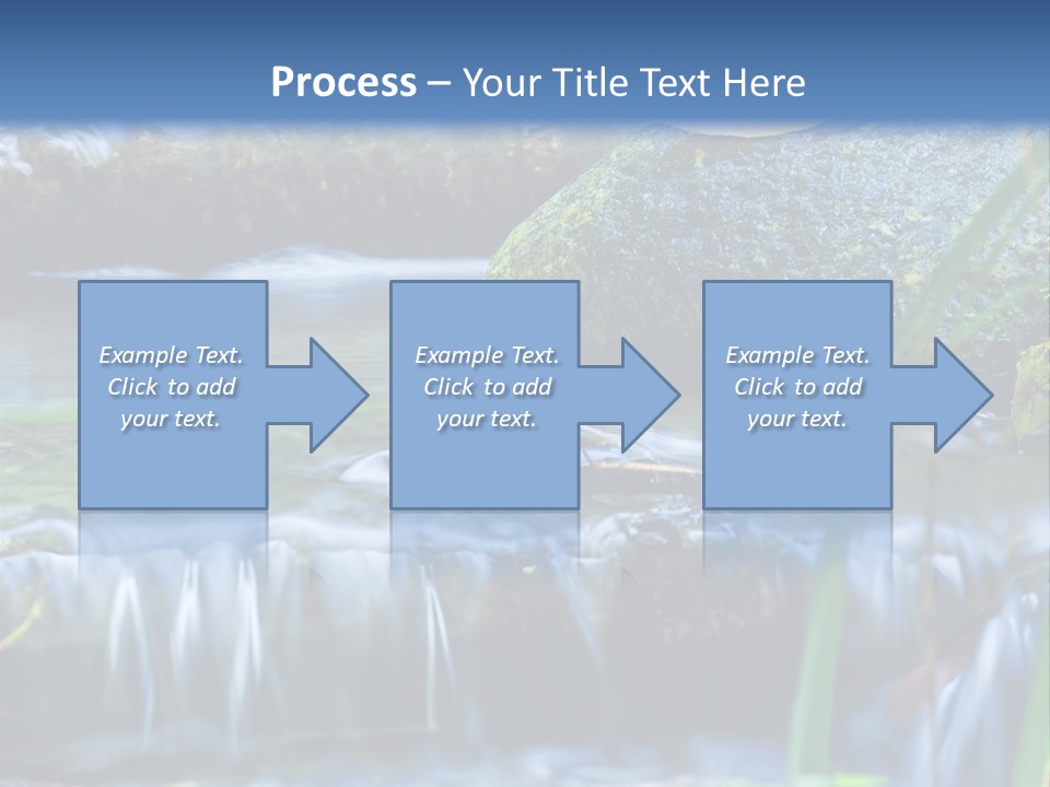 Beautiful Wet Spring PowerPoint Template