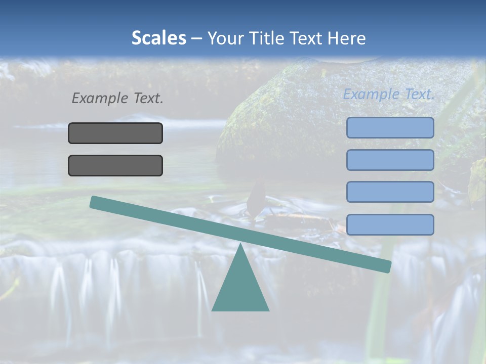 Beautiful Wet Spring PowerPoint Template
