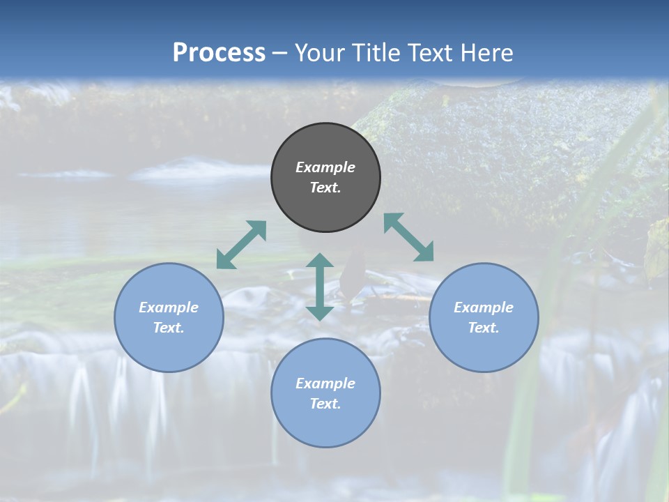 Beautiful Wet Spring PowerPoint Template