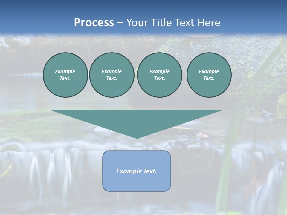 Beautiful Wet Spring PowerPoint Template
