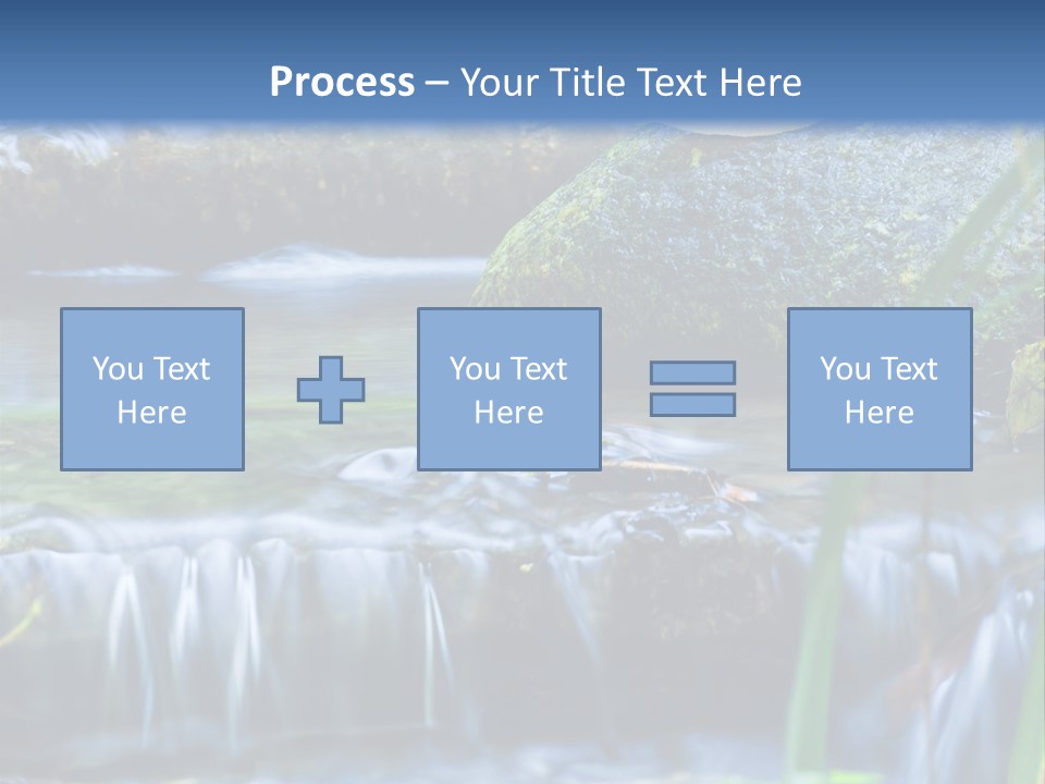 Beautiful Wet Spring PowerPoint Template