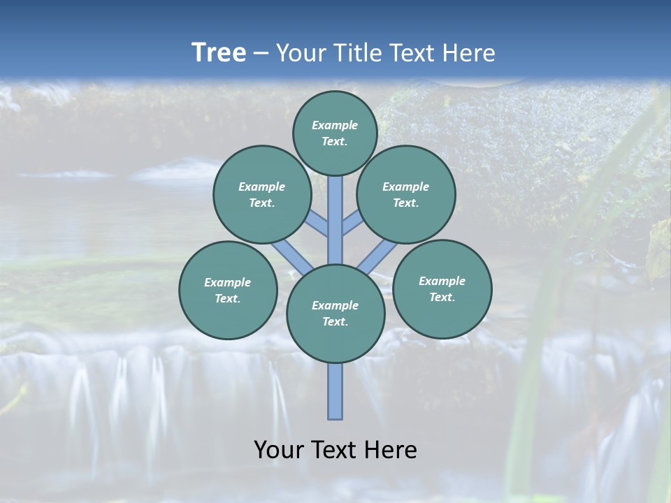 Beautiful Wet Spring PowerPoint Template