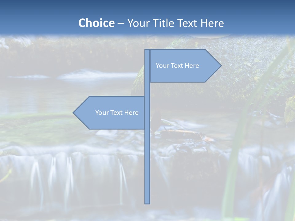 Beautiful Wet Spring PowerPoint Template