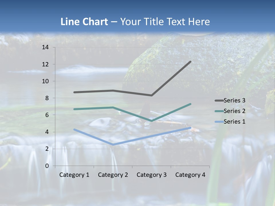 Beautiful Wet Spring PowerPoint Template