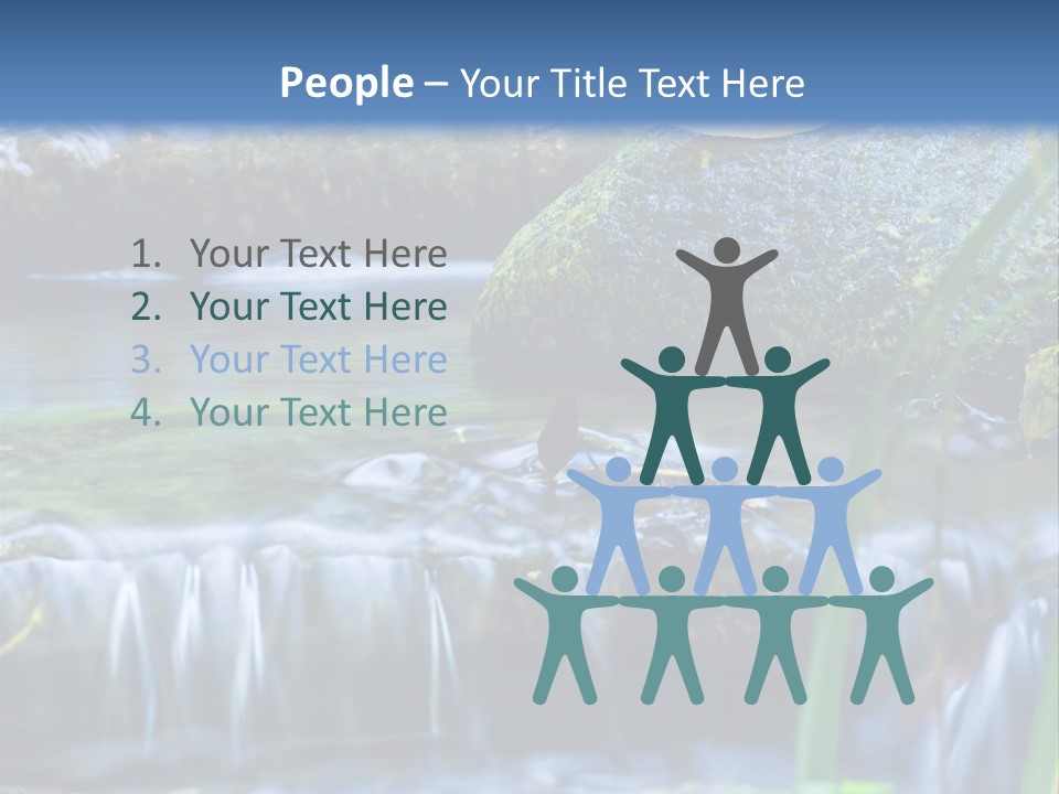Beautiful Wet Spring PowerPoint Template