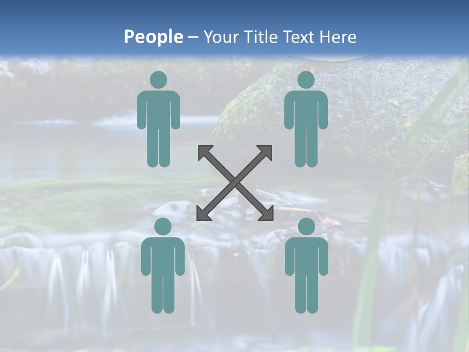 Beautiful Wet Spring PowerPoint Template