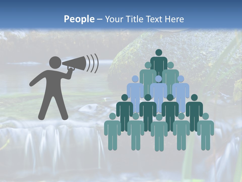 Beautiful Wet Spring PowerPoint Template