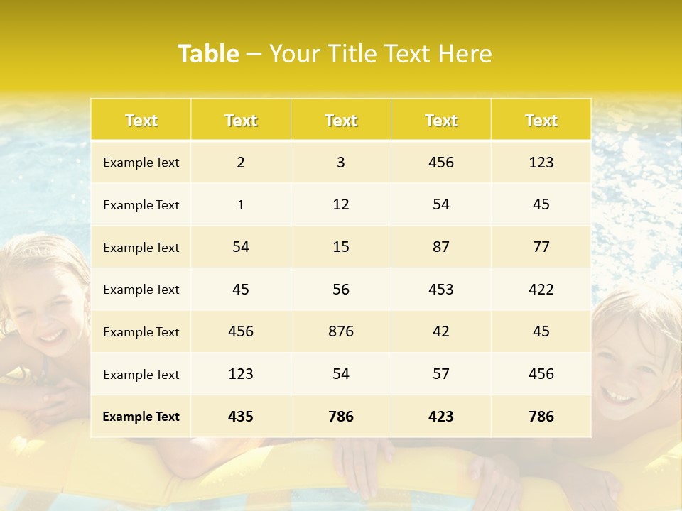 Ten Exterior Family PowerPoint Template