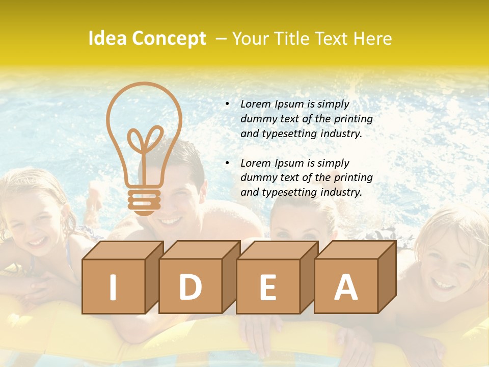 Ten Exterior Family PowerPoint Template