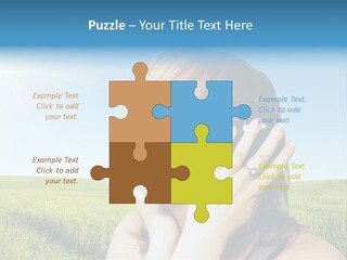 Alone Headphones  PowerPoint Template