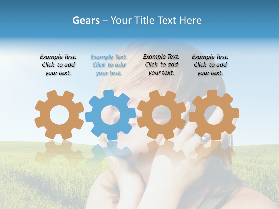 Alone Headphones  PowerPoint Template